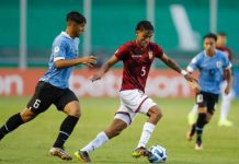 Venezuela sumó segunda derrota en el Suramericano