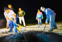 Gobernador Víctor Clark inicia Plan de Bacheo en ambos sentidos de la Troncal Coro-Punto Fijo