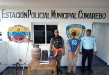 Capturan a azote de Las Delicias en Cumarebo