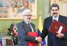 Venezuela y Colombia firman acuerdos bilaterales
