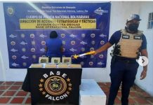 PNB detiene a una mujer con 7 panelas de droga en el municipio Falcón
