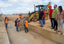 Supervisan avances de recuperación de calles y avenidas en Punto Fijo