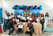 Agasajados docentes en escuela Federación