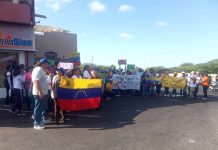 Jubilados y Pensionados protestaron en Punto Fijo