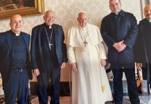 Papa Francisco recibe a cardenal Baltazar Porras