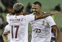 Victoria Vinotinto ante Arabia Saudita en amistoso