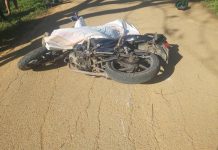 Un fallecido por deslizamiento de moto en Tocópero