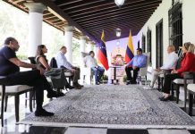 Nicolás Maduro se reúne con su par de Colombia en Caracas