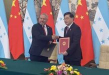 China y Honduras establecen relaciones diplomáticas