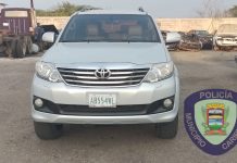 Recuperan camioneta que había sido robada al doctor Yusmel Barrios