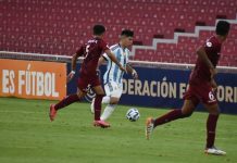 Argentina venció 2-1 a Venezuela en el Sudamericano Sub 17