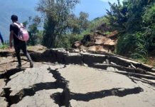 Colapsada vía en el estado Mérida