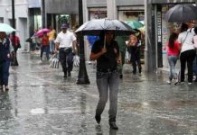 Inameh prevé lluvias este jueves