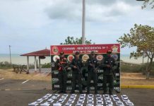 Incautan 175 panelas de droga entre las costas de La Vela y de Paraguaná
