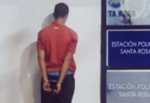 Golpeó a su padre con un tubo de metal