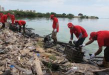 Refuerzan limpieza en el Lago de Maracaibo