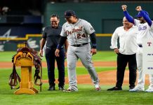 Miguel Cabrera recibe homenaje