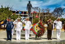 Falcón celebró 212 años de la independencia nacional