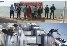 Detienen a cinco personas en Mata Gorda