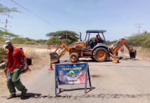 Continúan trabajos de vialidad en el municipio Falcón