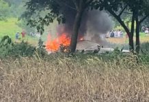 Avioneta se estrelló en el sector “Las Velas”