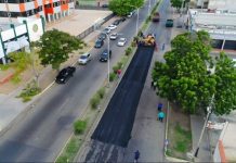 Alcaldía arrancó plan maestro de asfaltado en Carirubana