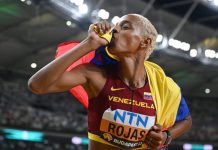 Yulimar Rojas triunfó con más de 15.15 metros