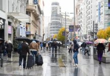 Madrid se encuentra en alerta por lluvias