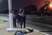 Murió arrollado y el carro se dio a la fuga