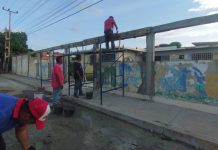 Bricomiles adelantan trabajos de rehabilitación en el CEIS Independencia