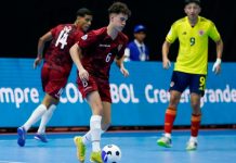 Vinotinto sub 20 de futsal se mantiene invicta
