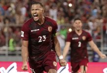 Salomón Rondón alcanzó los 100 juegos