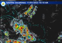 Supresión tropical genera lluvias en Falcón
