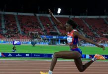 Cubana Leyanis Pérez se corona campeona de triple salto panamericano