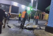 Choque de motos deja dos muertos calcinados