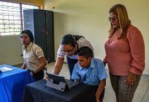 Simulacro electoral estudiantil fue todo un éxito