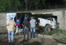 Adolescente murió en choque contra pared