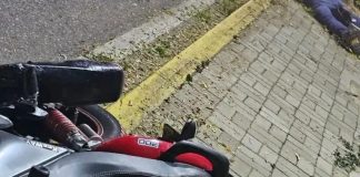 Cinco lesionados por deslizamiento de moto la tarde del domingo