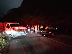 Choque de vehículos dejó un lesionado en Tucacas.