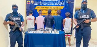 Incautan armas y municiones en Chichiriviche