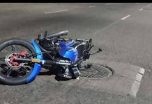 Motorizado en UCI al colisionar con un carro en Caja de Agua