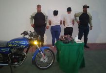 Detienen a pareja con droga en San José de Coro