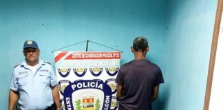 Polifalcón lo agarró hurtando el cable del alumbrado público en Punto Fijo