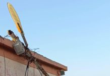 Poste caído en Las Margaritas deja sin luz a doce viviendas