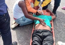 Sufrió lesiones en el rostro durante deslizamiento en Coro