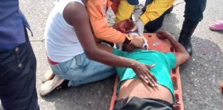 Sufrió lesiones en el rostro durante deslizamiento en Coro