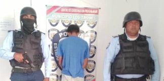 Polifalcón aprehendió a hombre que amenazaba a su hermana con un cuchillo