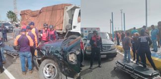 Choque entre cisterna y una Fortaleza deja un lesionado en Coro