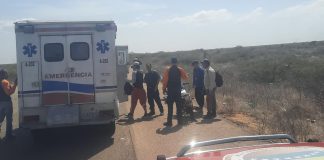 Dos lesionados en deslizamiento de moto en El Matacán