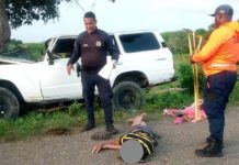 Dos muertos y cinco lesionados en accidente de tránsito en Jacura